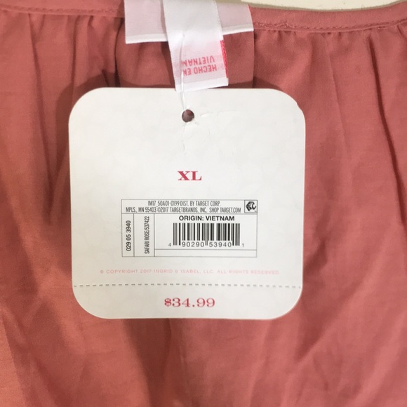 NWT Maternity Embroidered Swing Dress - Picture 3 of 7